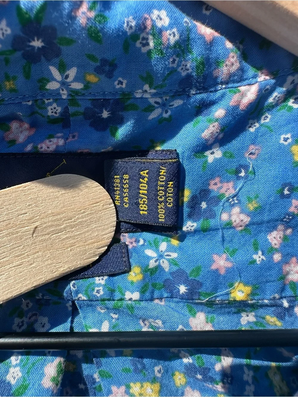 Polo by Ralph Lauren Light Blue Floral Button-Down Shirt